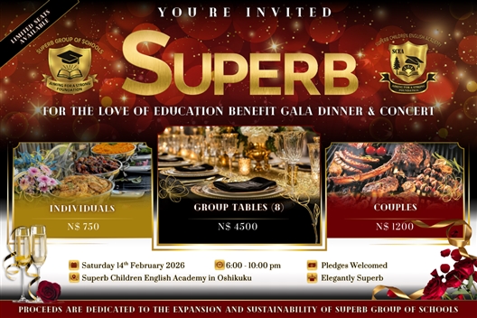 SGS presents For the Love of Education Benefit Gala Dinner & Concert